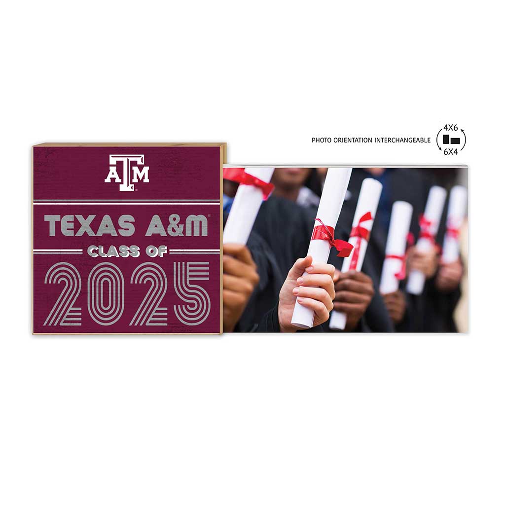 Texas A&M Aggies Class of 2025 Floating Picture Frame