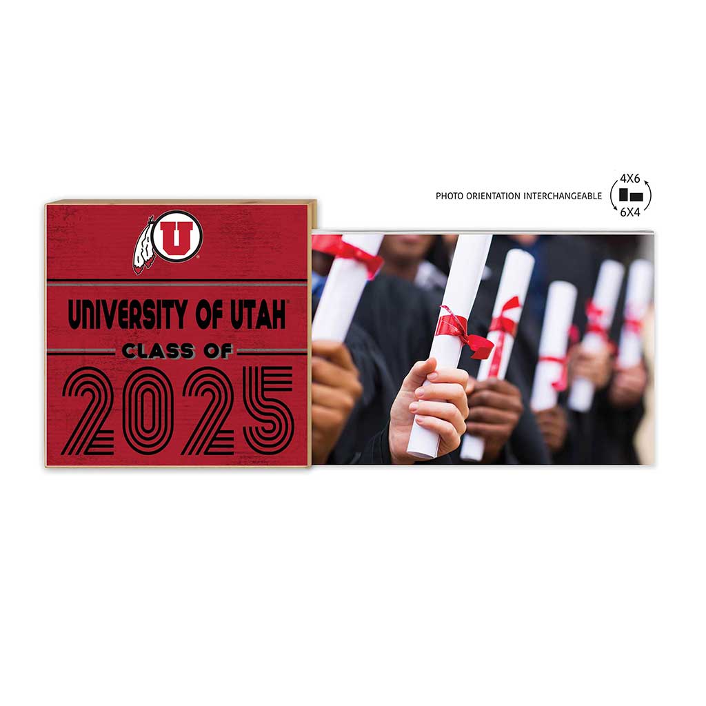 Utah Utes Class of 2025 Floating Picture Frame