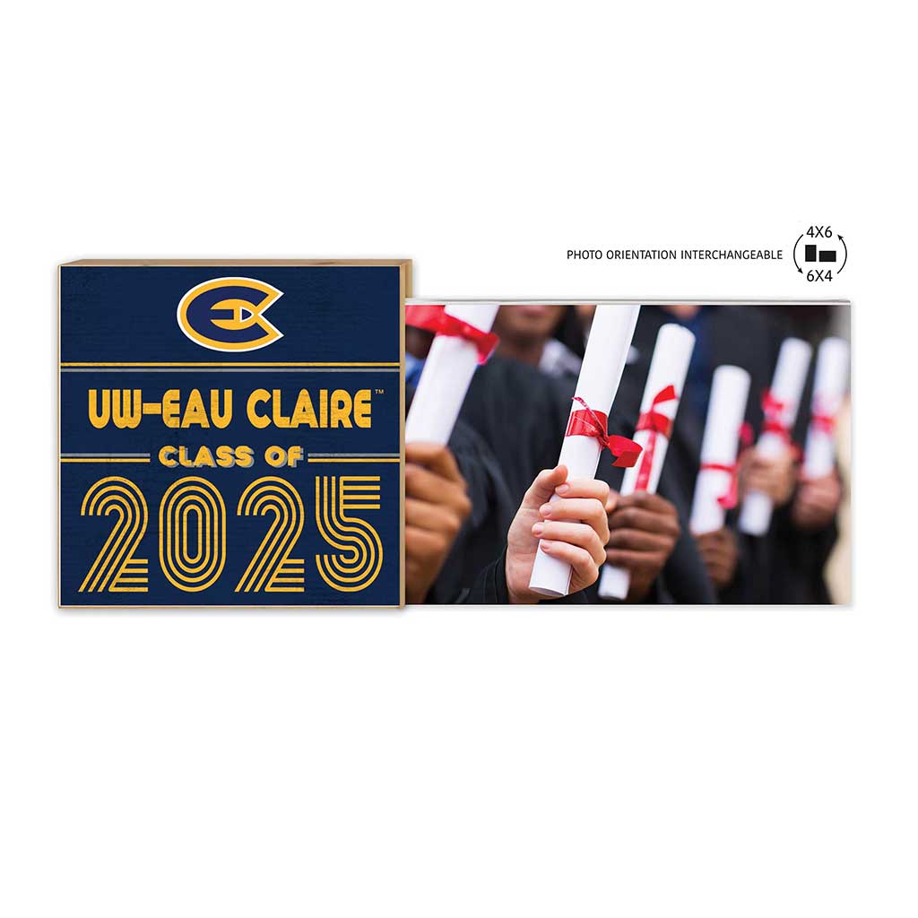 Wisconsin Eau Claire  Class of 2025 Floating Picture Frame