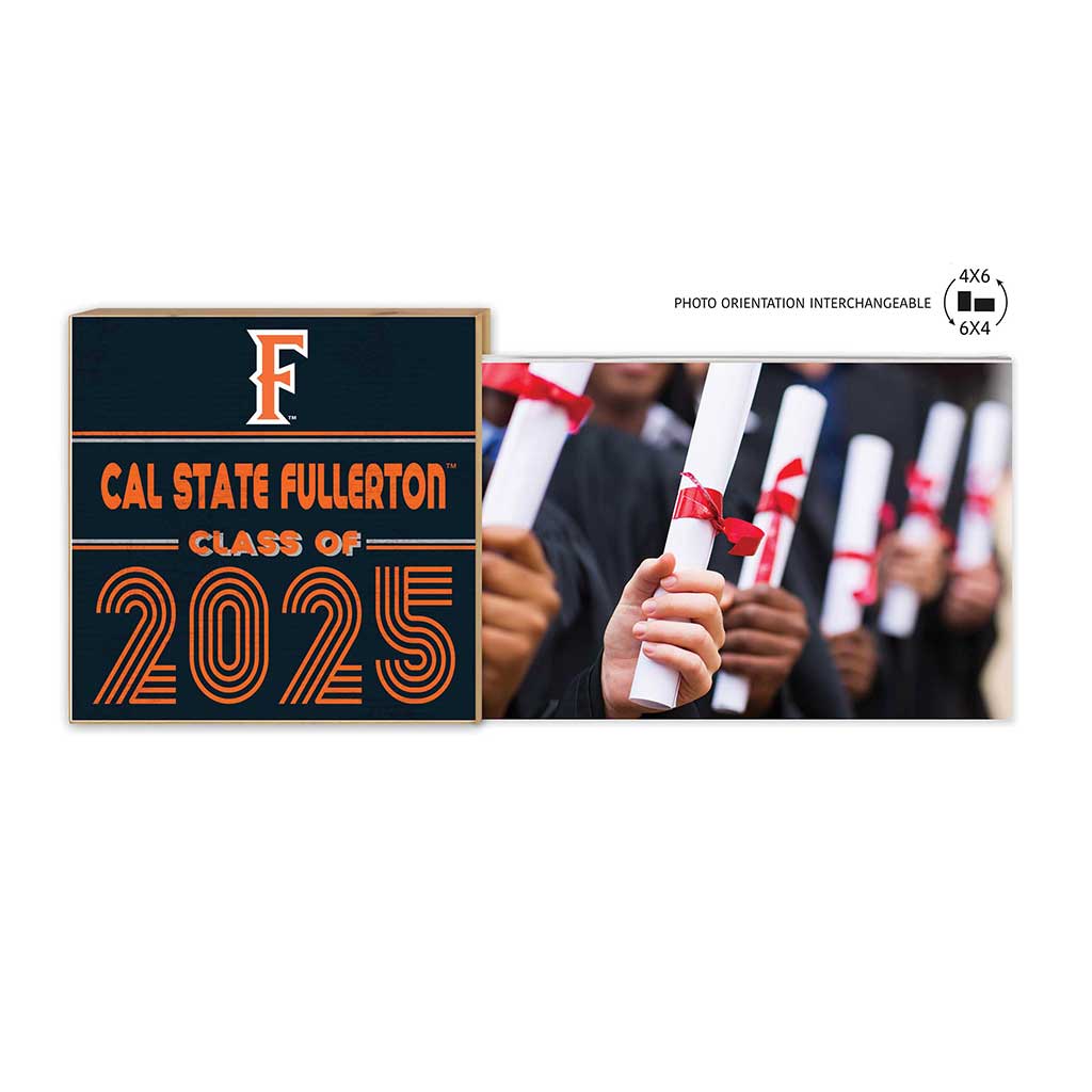 Cal State Fullerton Class of 2025 Floating Picture Frame