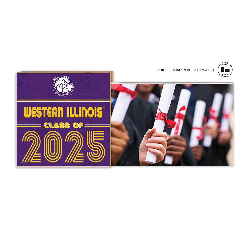 Western Illinois Class of 2025 Floating Picture Frame