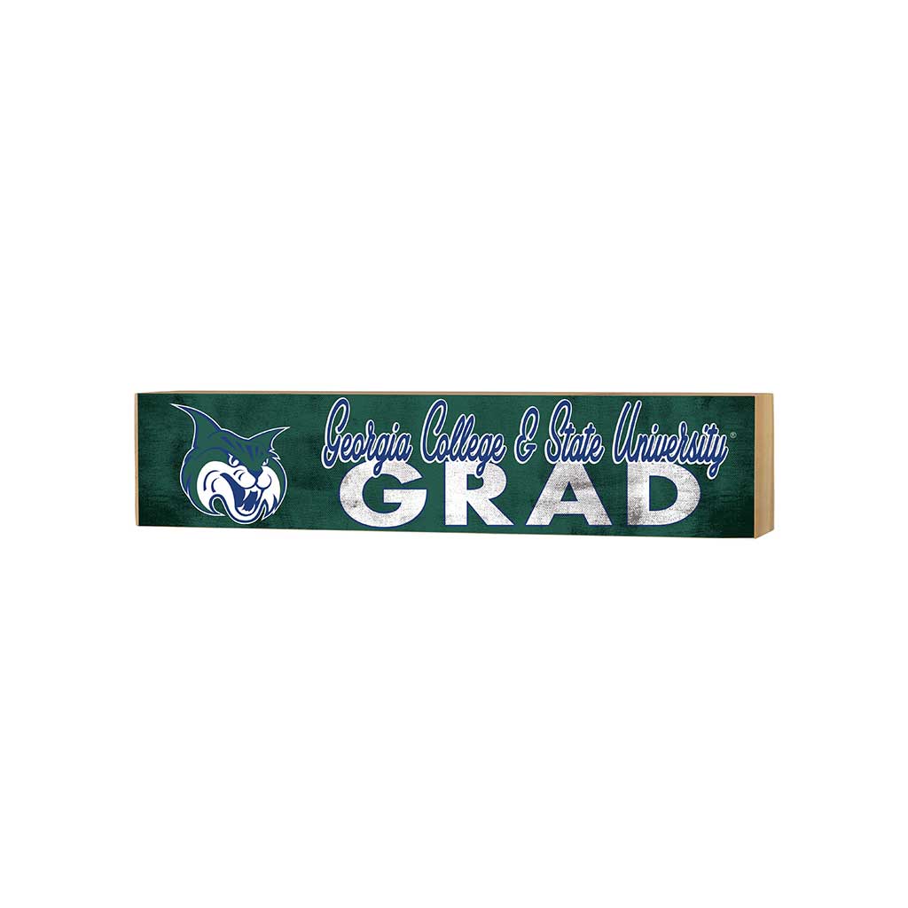 3x13 Georgia College Bobcats Grad Block Sign