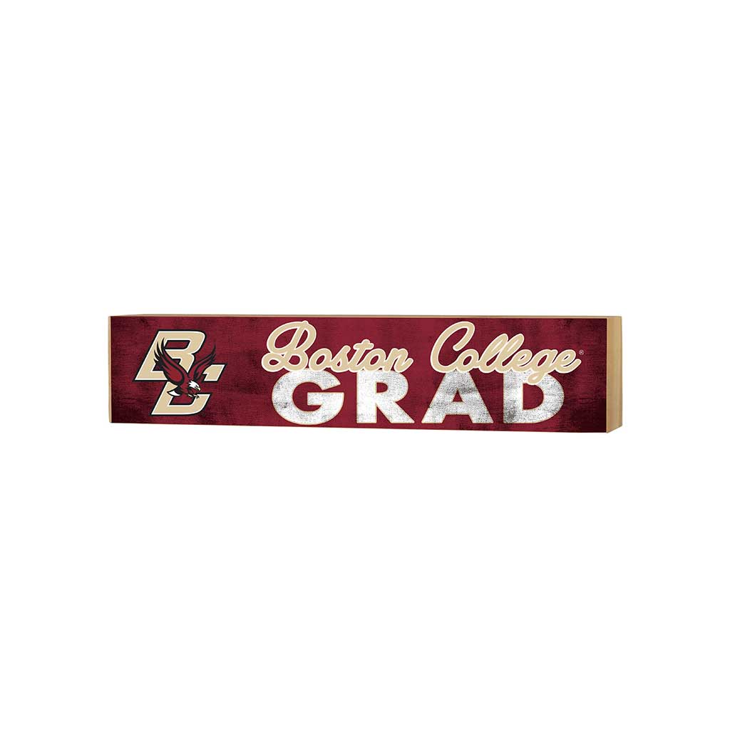3x13 Boston College Eagles Grad Block Sign
