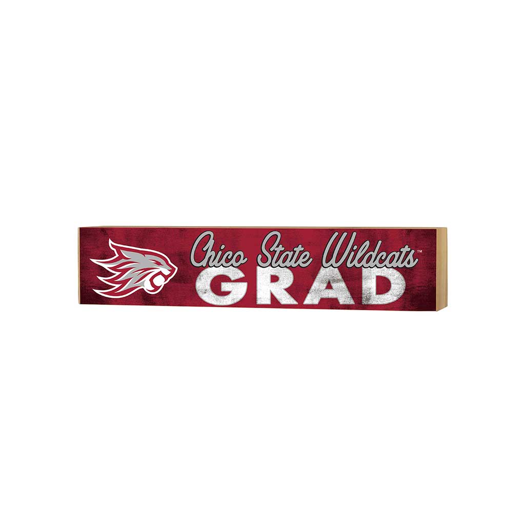 3x13 Cal State Chico Wildcats Grad Block Sign