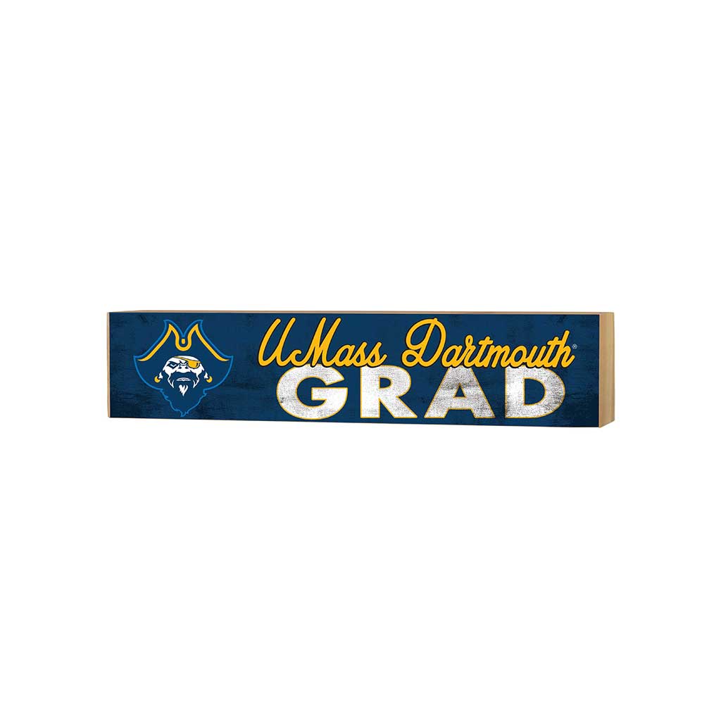 3x13 UMASS Dartmouth Corsairs Grad Block Sign