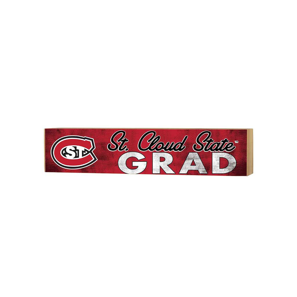 3x13 St. Cloud State Huskies Grad Block Sign