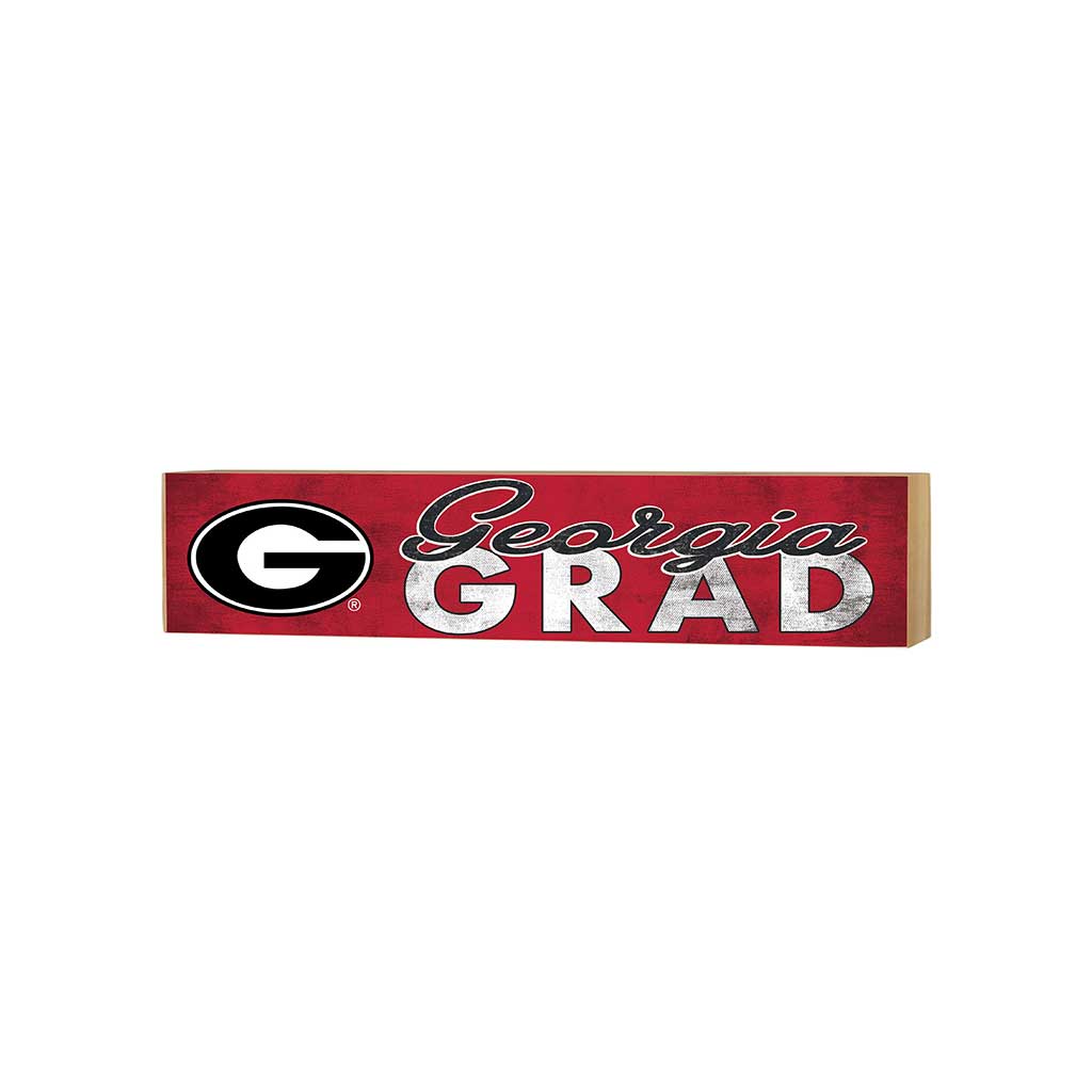 3x13 Georgia Bulldogs Grad Block Sign