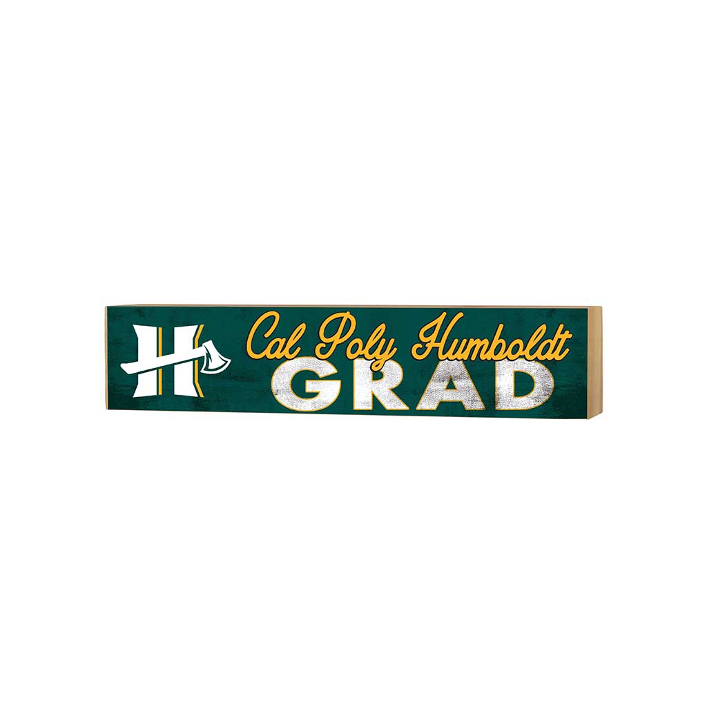 3x13 Cal Poly Lumberjacks Grad Block Sign