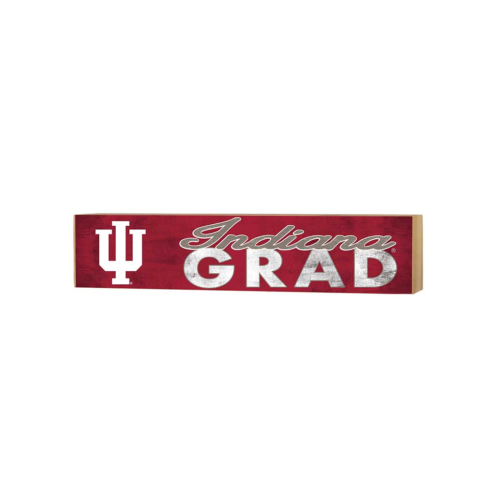 3x13 Indiana Hoosiers Grad Block Sign