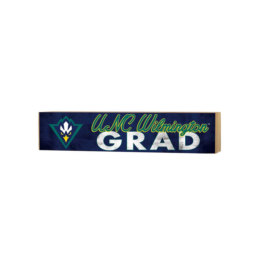 3x13 Unc Wilmington Seahawks Grad Block Sign