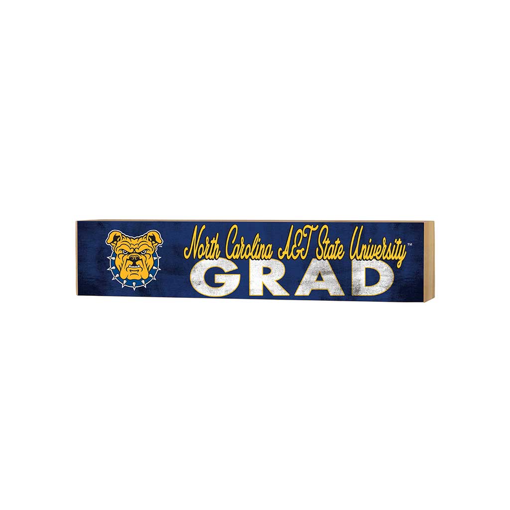 3x13 North Carolina A&T Aggies Grad Block Sign