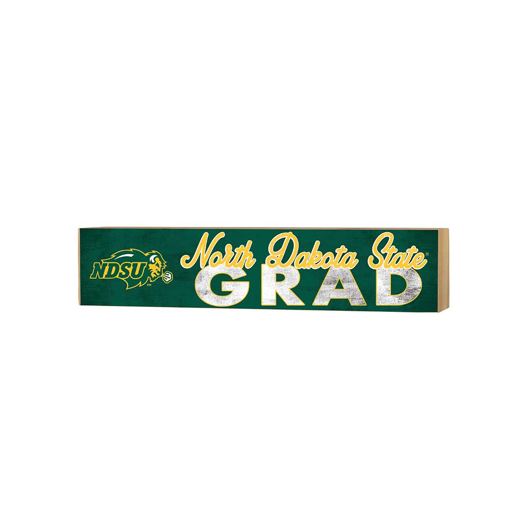 3x13 NDSU Bison Grad Block Sign