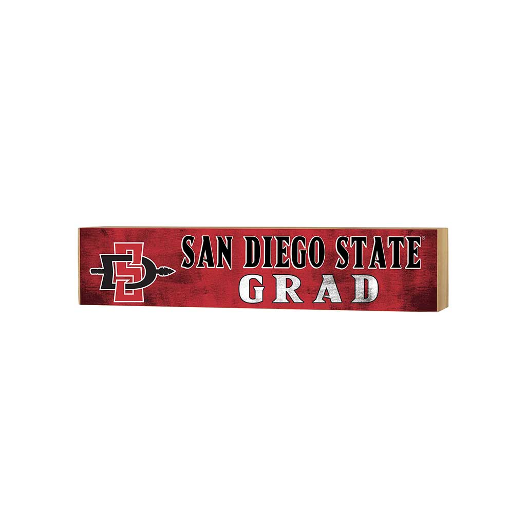 3x13 San Diego State Aztecs Grad Block Sign