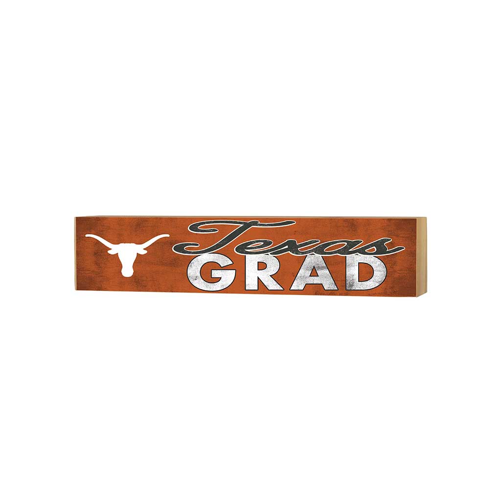 3x13 Texas Longhorns Grad Block Sign