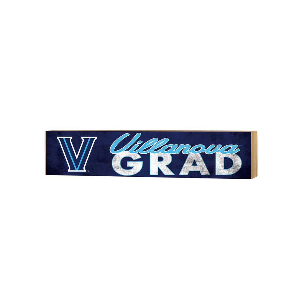3x13 Villanova Wildcats Grad Block Sign