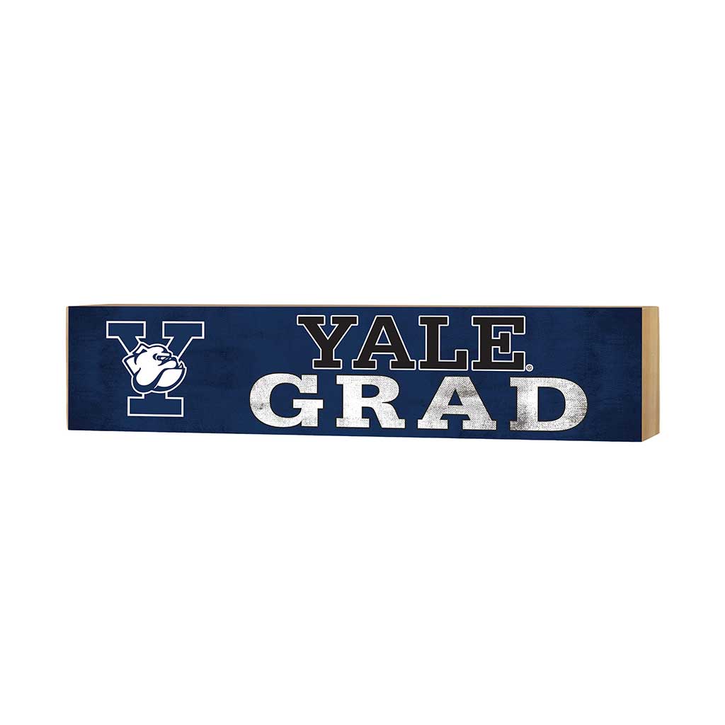 3x13 Yale Bulldogs Grad Block Sign