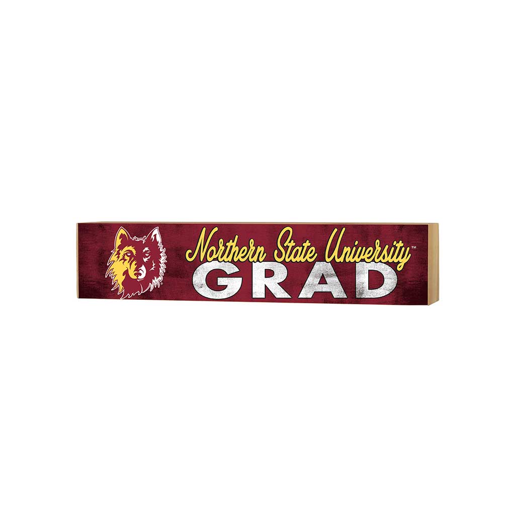 3x13 Northern State University Grad Block Sign