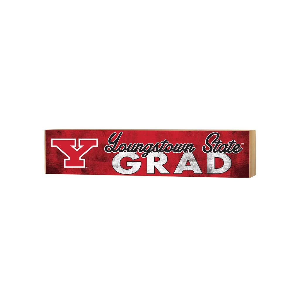 3x13 Youngstown State Penguins Grad Block Sign