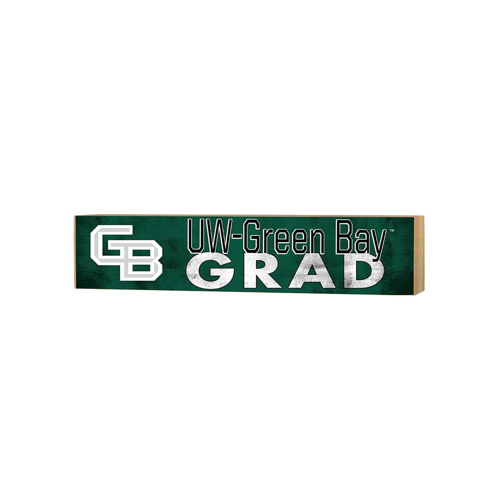 3x13 Wisconsin-Green Bay Phoenix Grad Block Sign