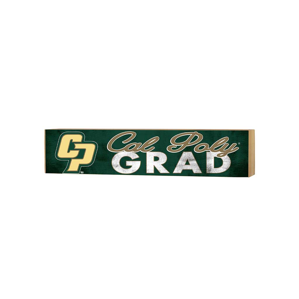 3x13 Cal Poly Mustangs Grad Block Sign