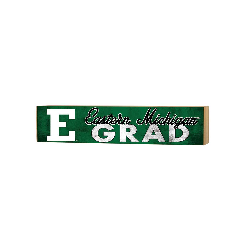 3x13 Eastern Michigan Eagles Grad Block Sign