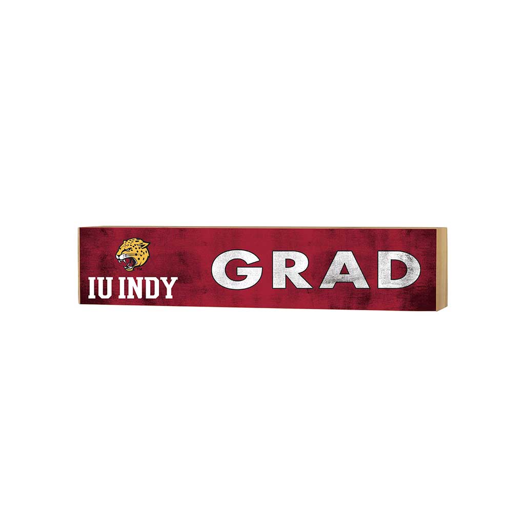 3x13 IUPUI Jaguars Grad Block Sign