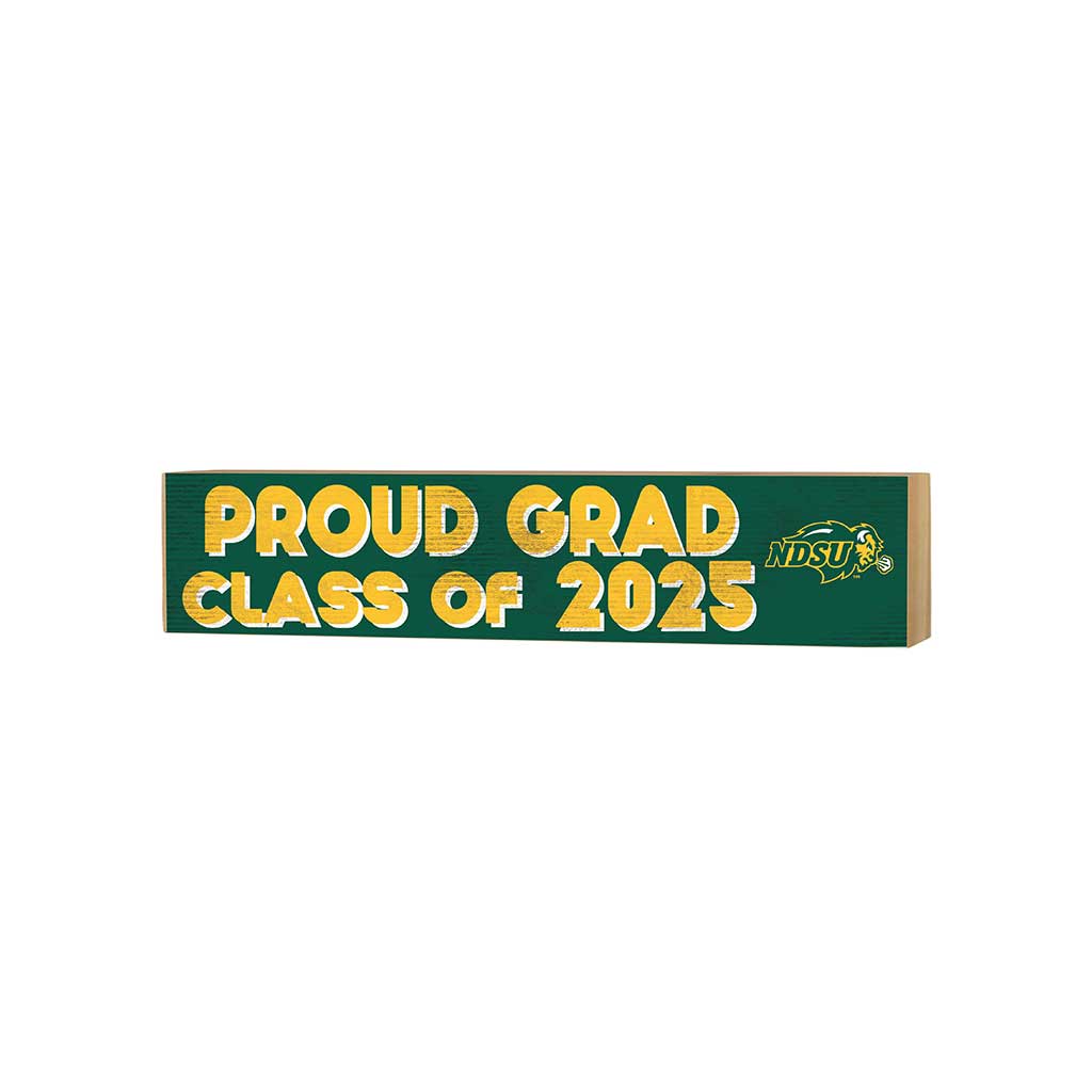 3x13 NDSU Bison Class of 2025 Block Sign