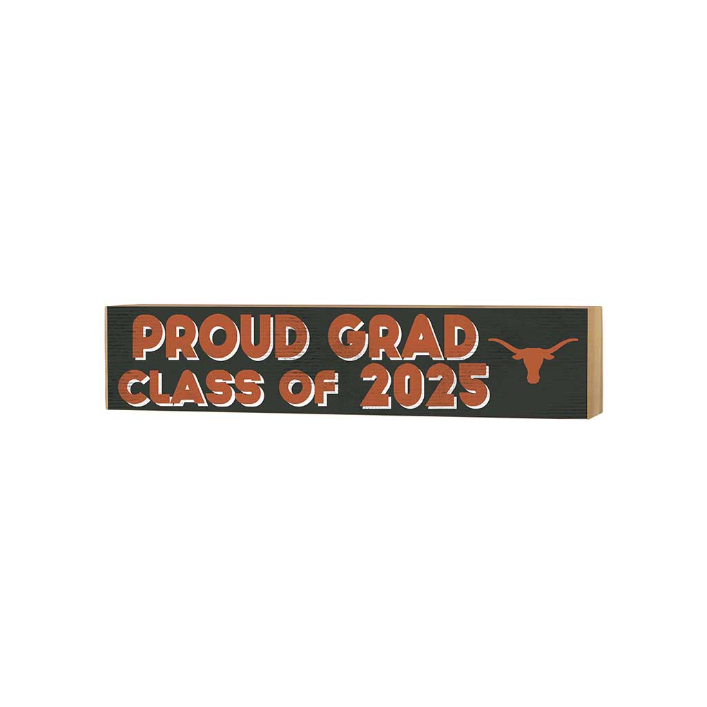 3x13 Texas Longhorns Class of 2025 Block Sign