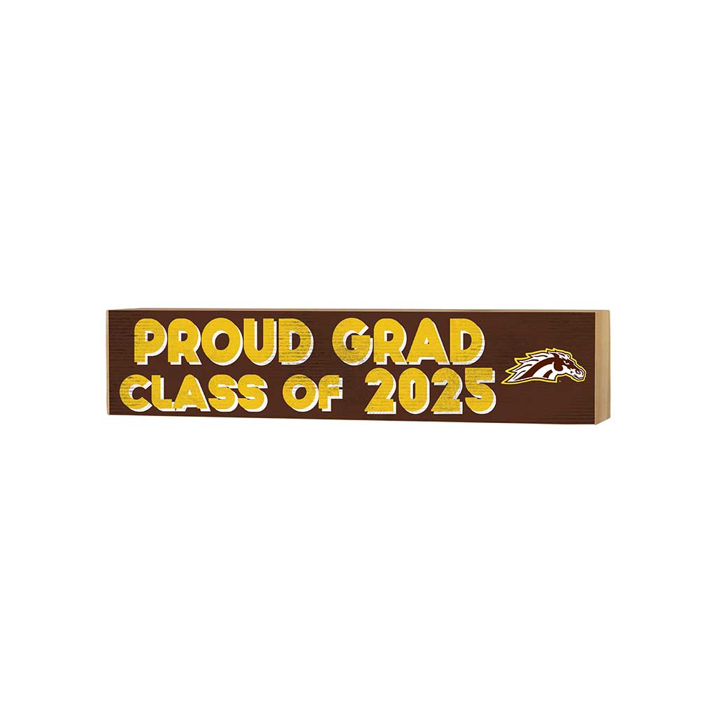 3x13 Western Michigan Broncos Class of 2025 Block Sign