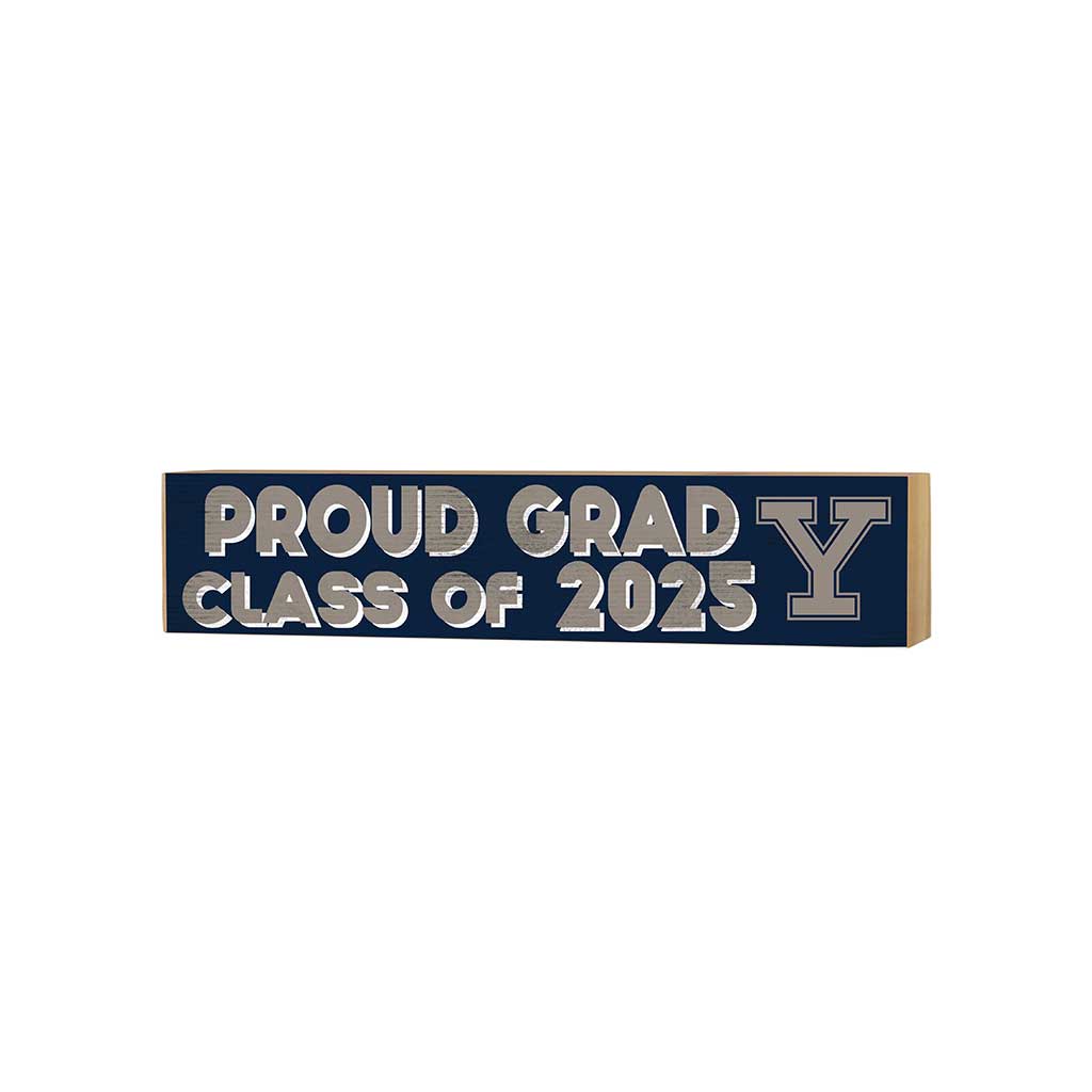 3x13 Yale Bulldogs Class of 2025 Block Sign