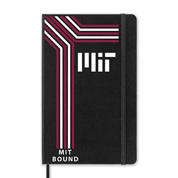Mass Institute of Technology School Bound Black Ruled Moleskine Notebook