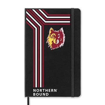 Northern State University School Bound Black Ruled Moleskine Notebook