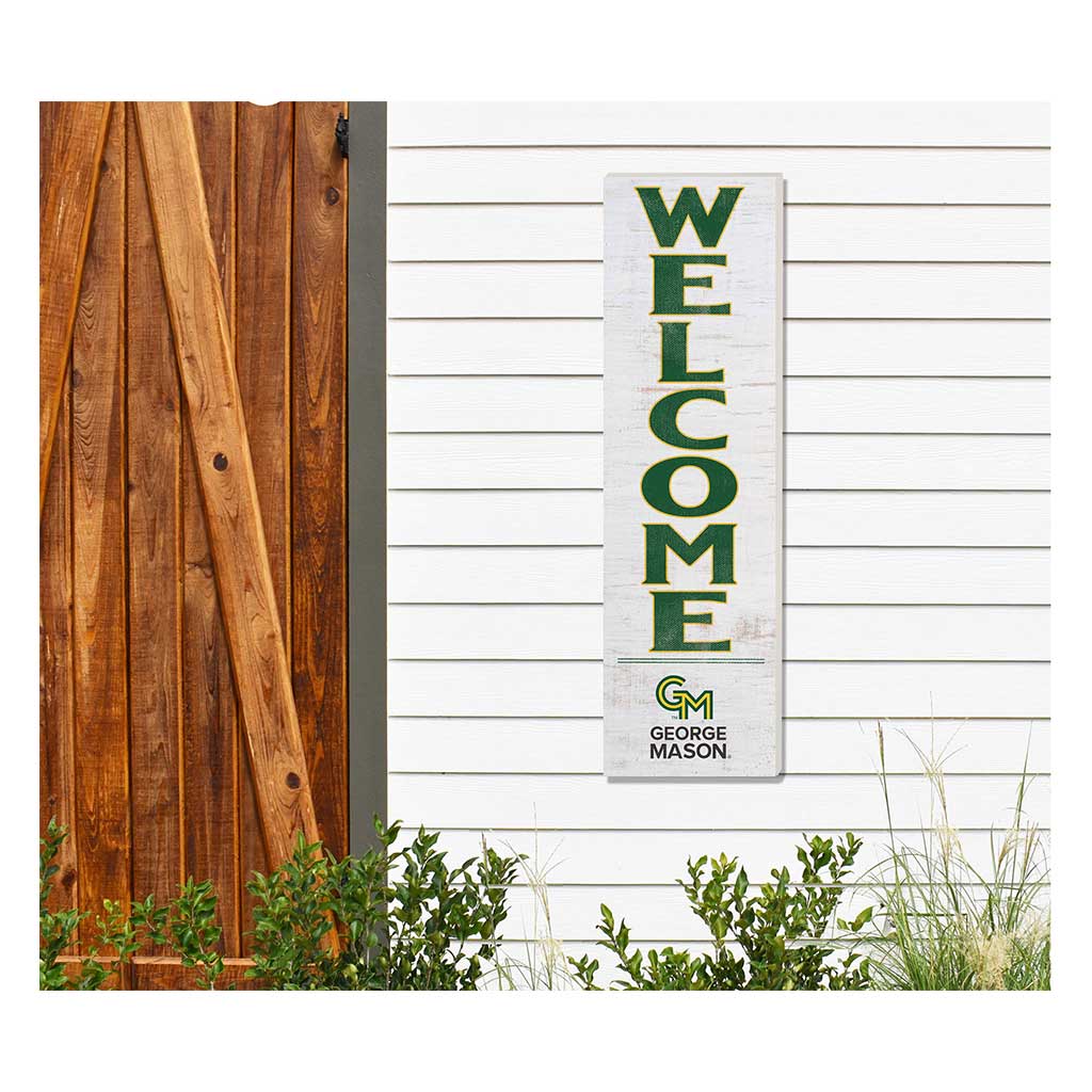10x35 Indoor Outdoor Sign WELCOME George Mason Patriots