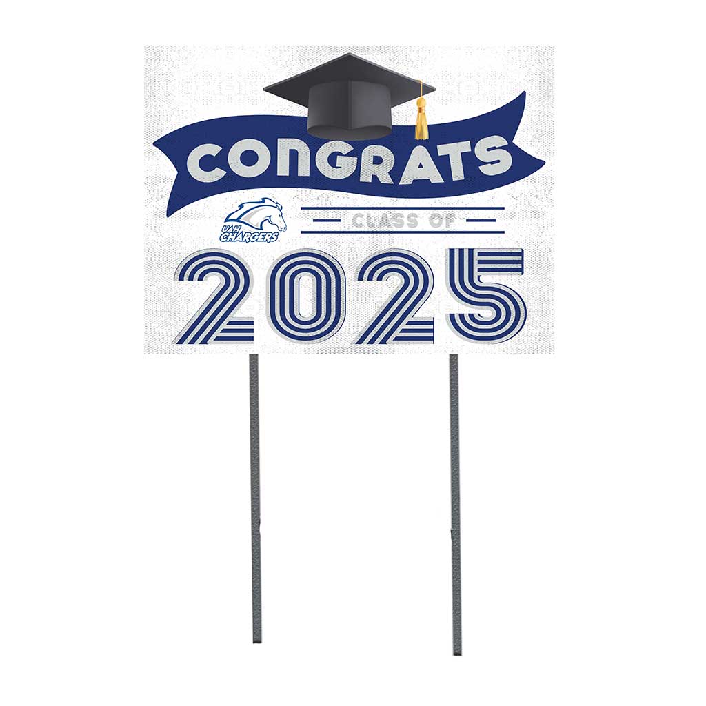 18x24 UAH Chargers Class of 2025 Lawn Sign
