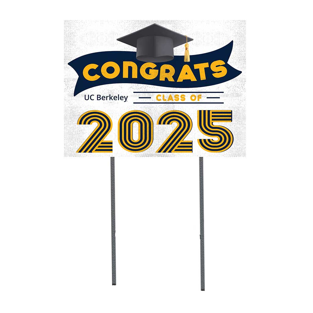 18x24 California Golden Bears Class of 2025 Lawn Sign