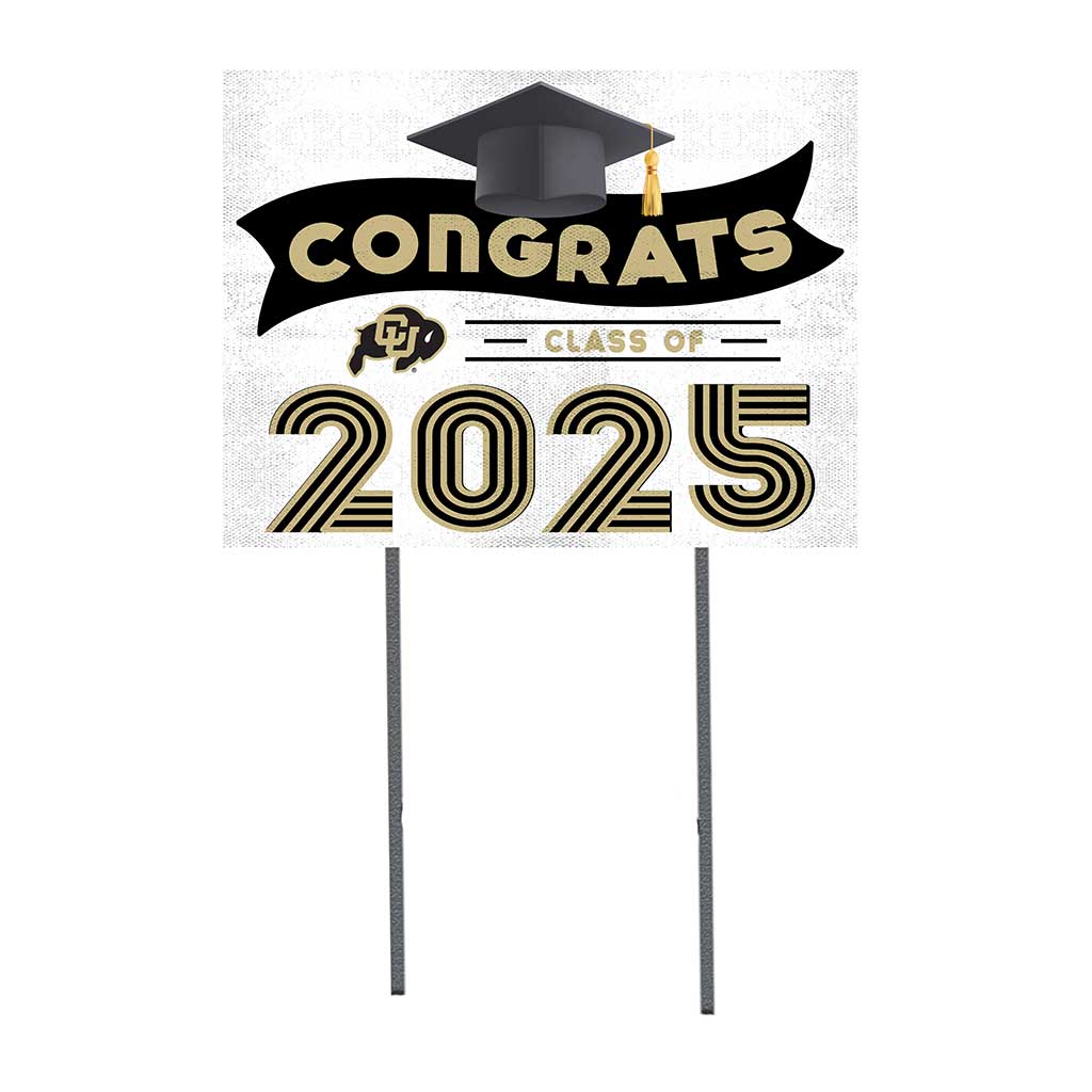 18x24 Colorado Buffaloes Class of 2025 Lawn Sign