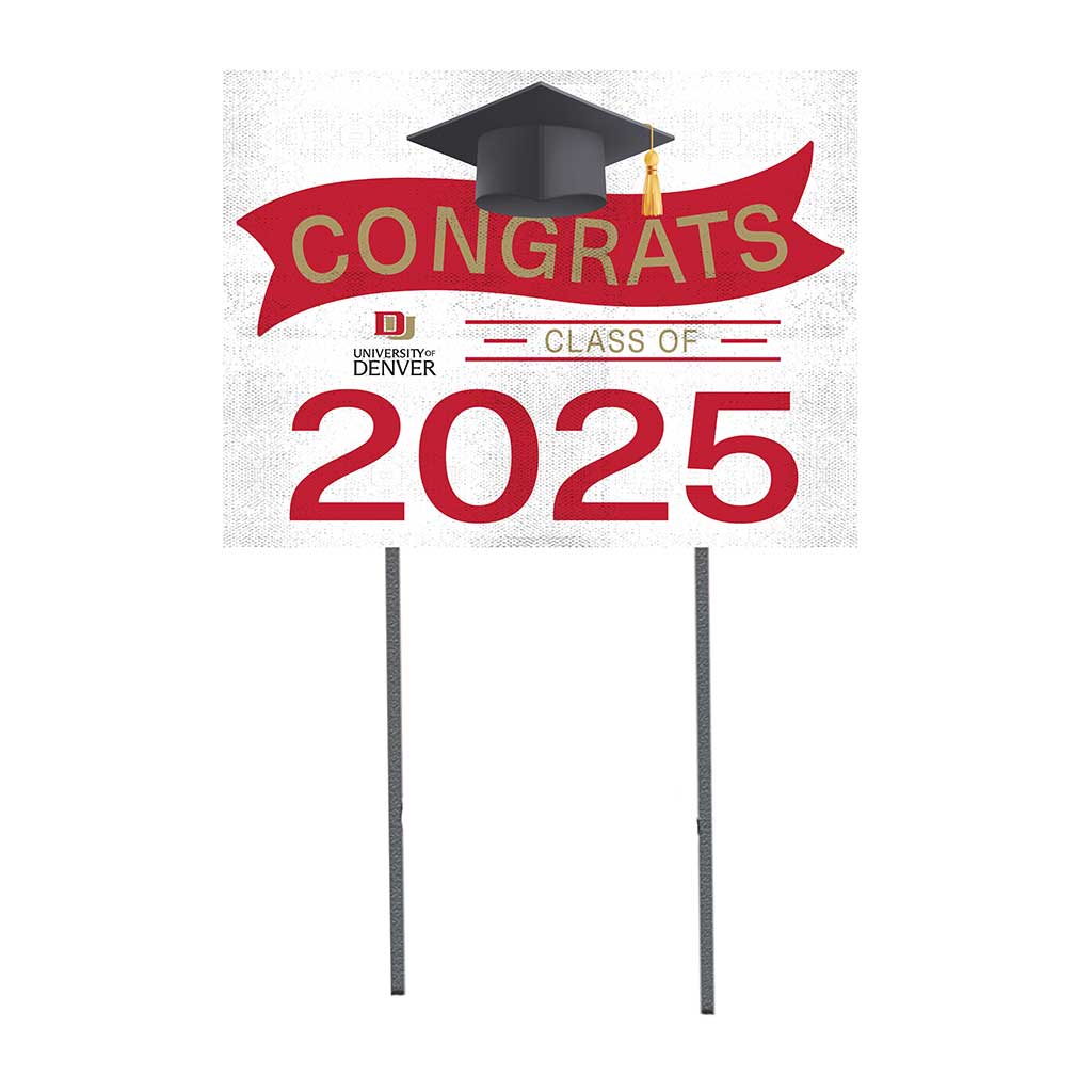 18x24 Denver Pioneers Class of 2025 Lawn Sign