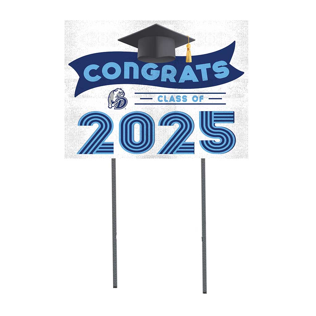 18x24 Drake Bulldogs Class of 2025 Lawn Sign