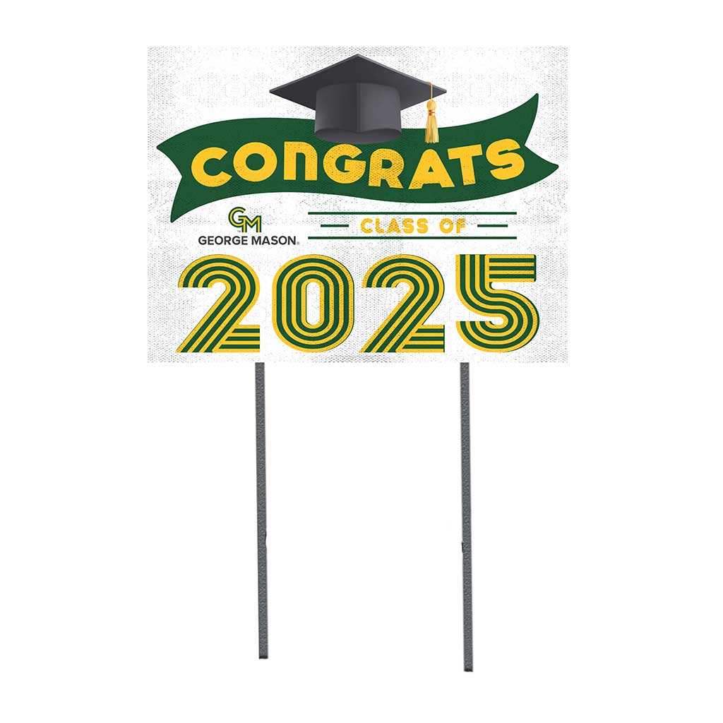 18x24 George Mason Patriots Class of 2025 Lawn Sign