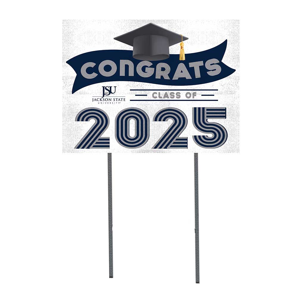 18x24 Jackson State Tigers Class of 2025 Lawn Sign