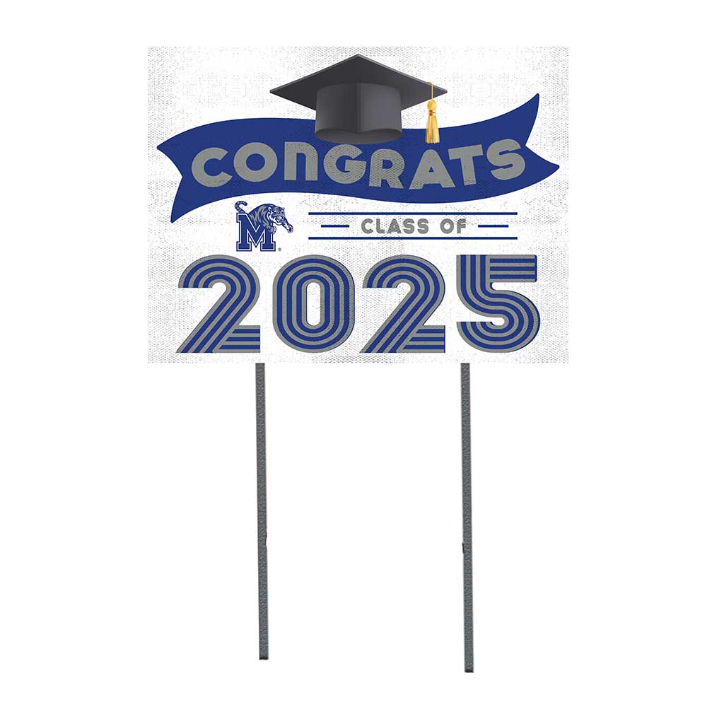 18x24 Memphis Tigers Class of 2025 Lawn Sign
