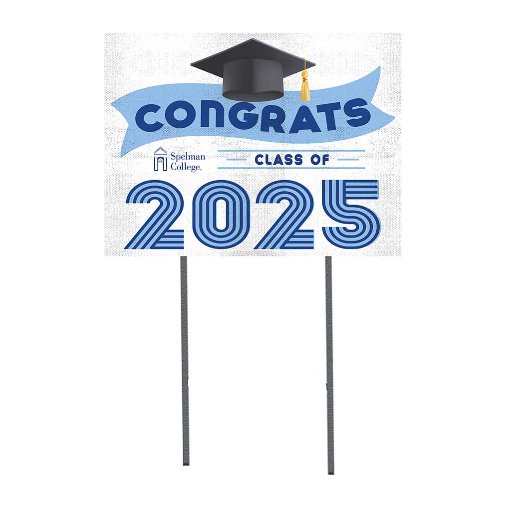18x24 Spelman College Jaguars Class of 2025 Lawn Sign