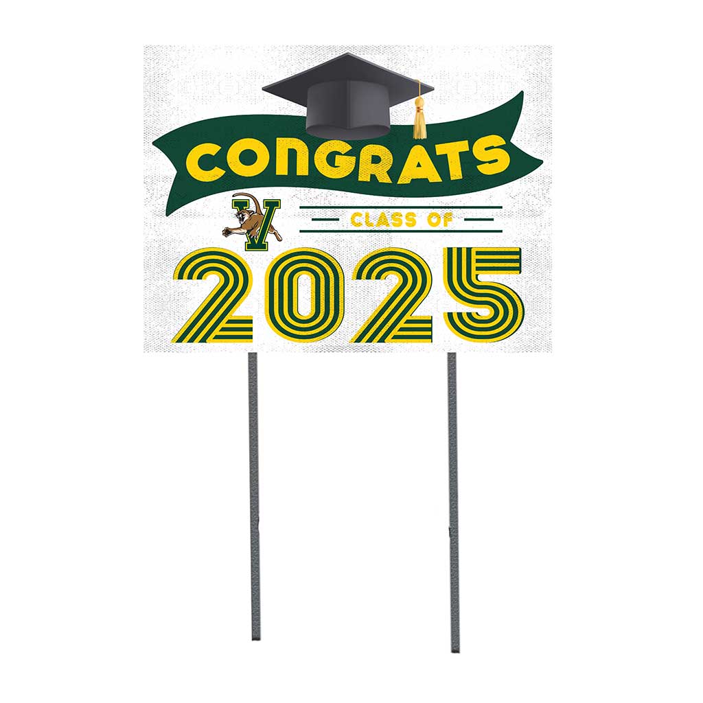 18x24 Vermont Catamounts Class of 2025 Lawn Sign