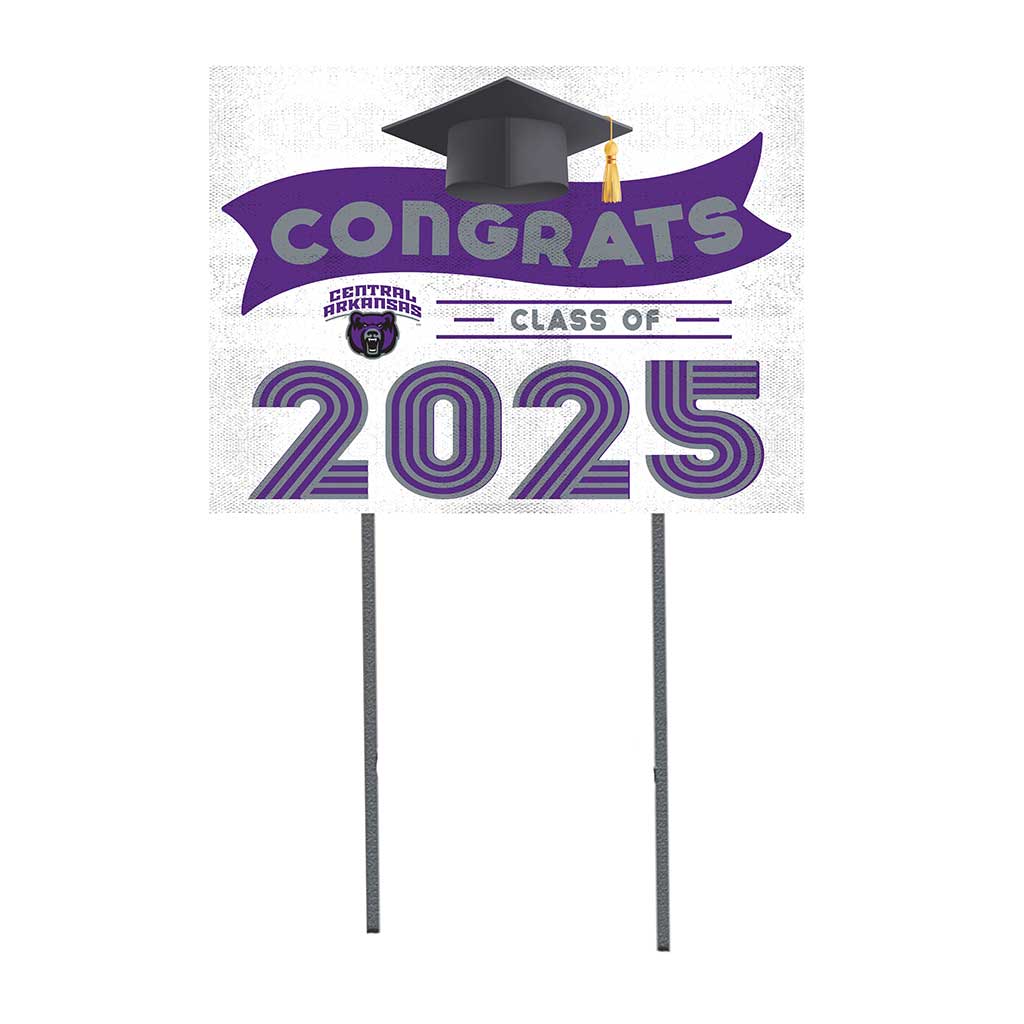 18x24 Central Arkansas Bear Class of 2025 Lawn Sign
