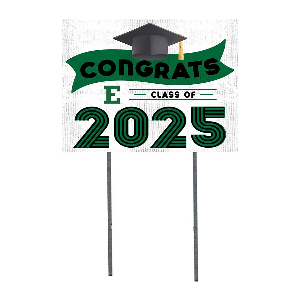 18x24 Eastern Michigan Eagles Class of 2025 Lawn Sign
