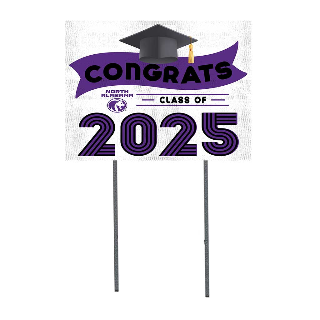 18x24 North Alabama Lions Class of 2025 Lawn Sign