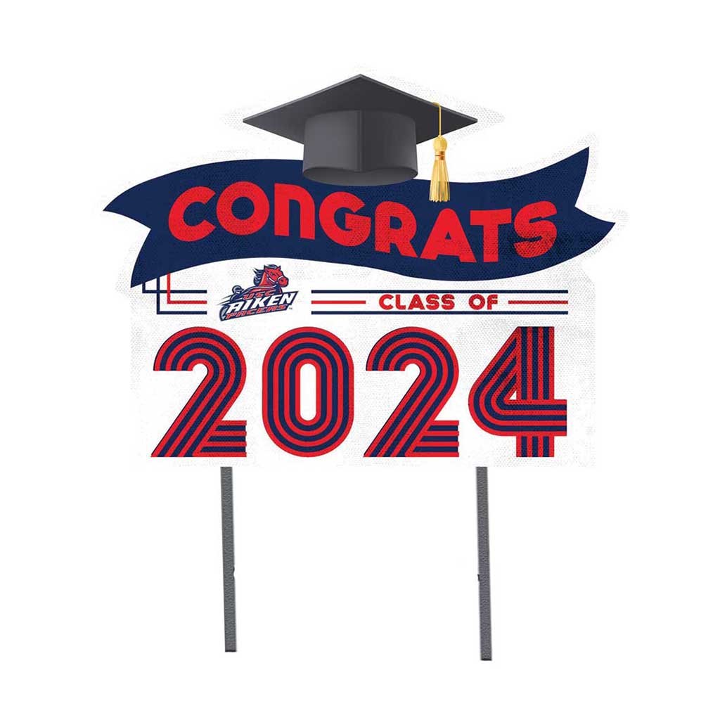 18x24 Congrats Graduation Lawn Sign South Carolina Aiken PACERS