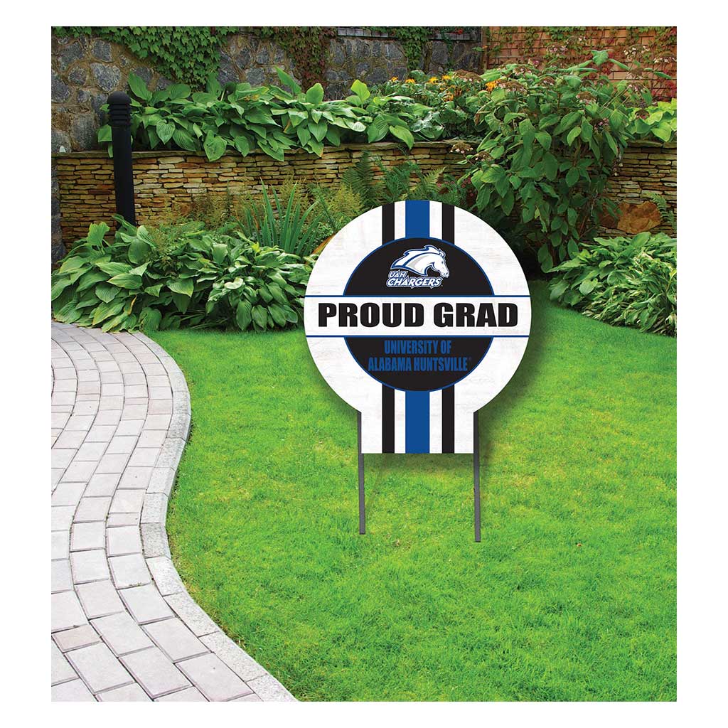 20x20 UAH Chargers Proud Grad Lawn Sign