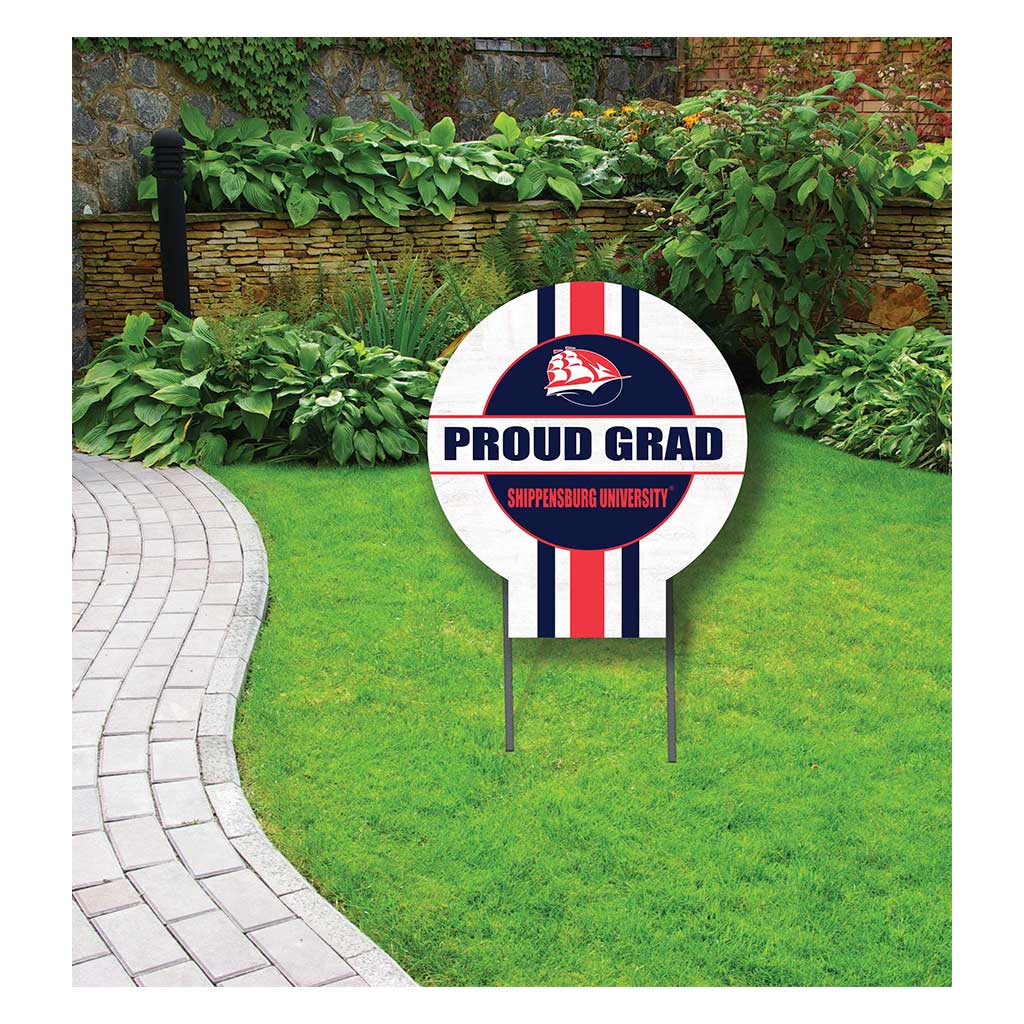 20x20 Shippensburg University Raiders Proud Grad Lawn Sign