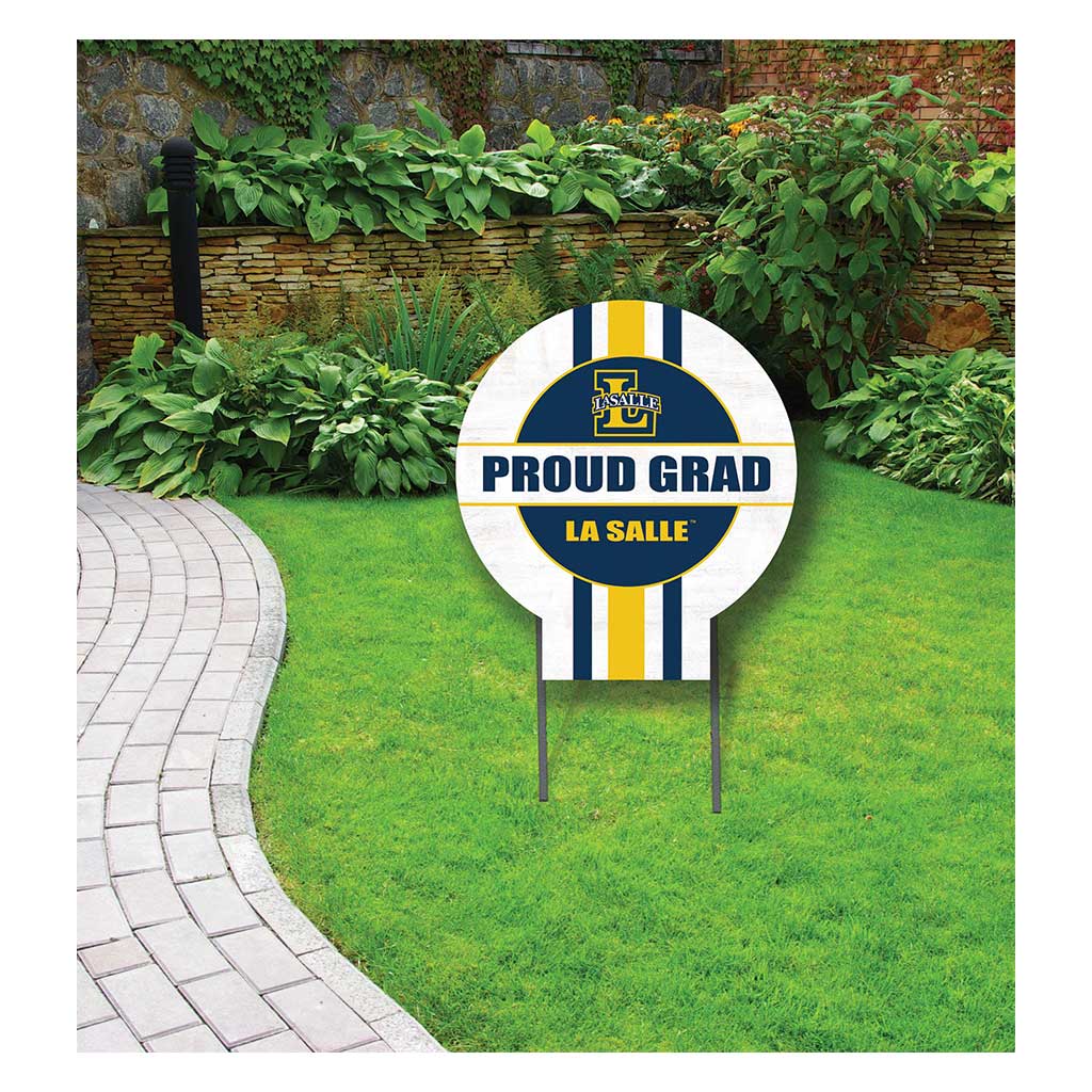 20x20 La Salle Explorers Proud Grad Lawn Sign